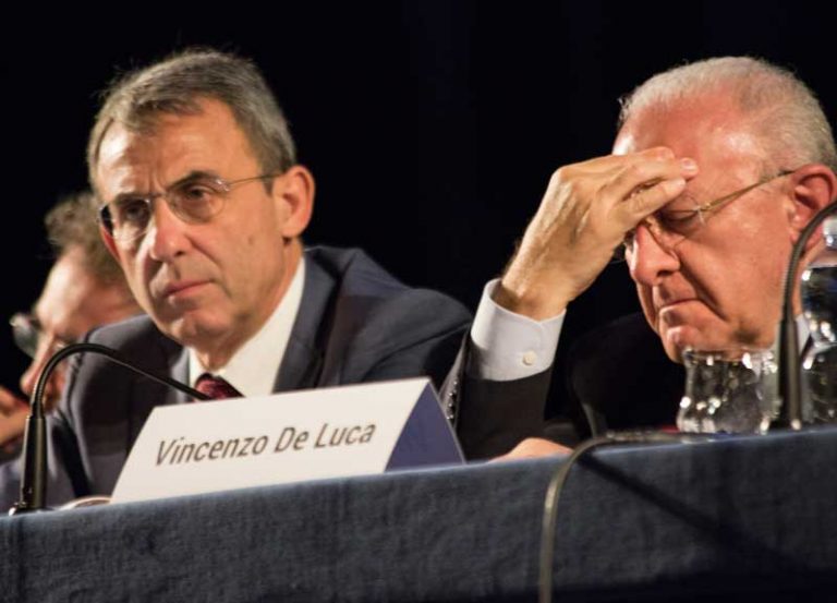 L’Italia al bivio, Vincenzo De Luca: “La repressione non deve far paura”