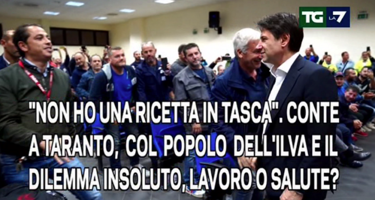 La crisi dell’Ilva totalizza il prime time, manovra in penombra. L’analisi dei Tg